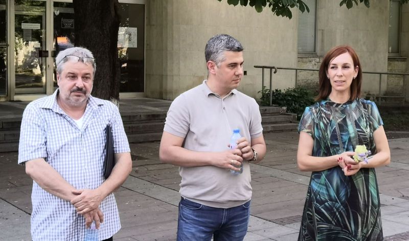 Николай Николов, технически директор на „Енерджи-2“, Георги Бабев, член на Съвета на директорите на „Градус“, Кремена Петрова