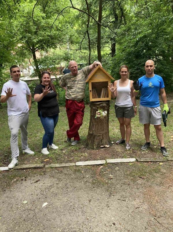 ГЕРБ – Сливен проведе поредна акция за облагородяване, този път в парка и спортното игрище в село Бяла