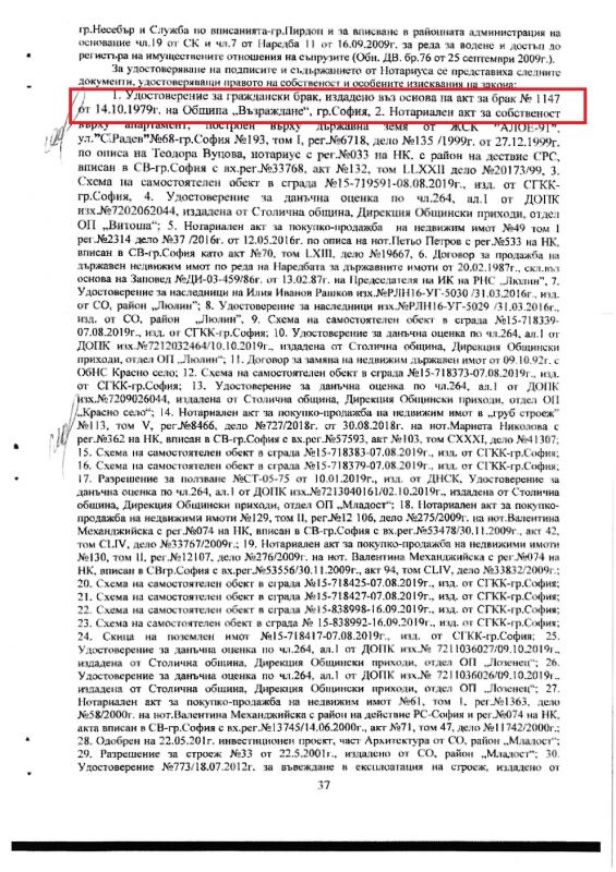 Брачният договор на Рашков: Резиденция в София с 12 бани, басейн и фитнес - само един от 19 имота на служебния министър