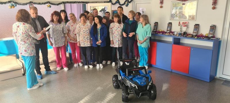 Коледен подарък от Топлофикация за децата от „Център за комплексно обслужване на деца с увреждания и хронични заболявания“ - Сливен
