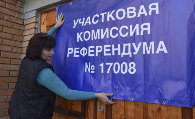 Окупационните власти обяви, че хората искали с Русия
