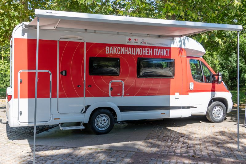 През месец септември мобилен ваксинационен пункт на Българския Червен кръст ще бъде позициониран в град Сливен и околните села
