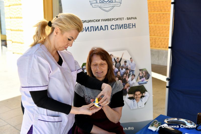 Три дни безплатно измерване на здравни показатели пред Общината по повод Световния ден на здравето-7 април