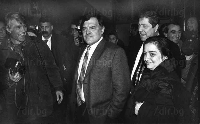 Иван Славков и адв. Даниела Доковска. Вляво на Славков - фотографът Иван Стоименов / Снимка: Иван Григоров
