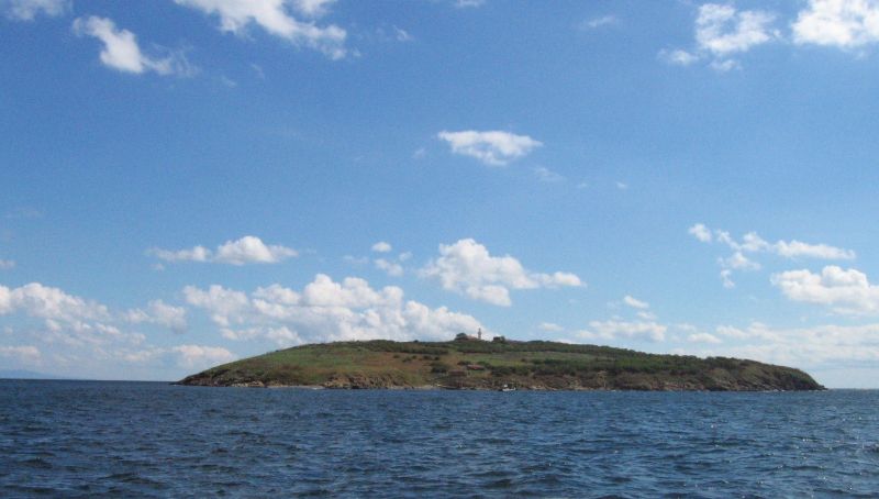 Остров Свети Иван, изглед от запад