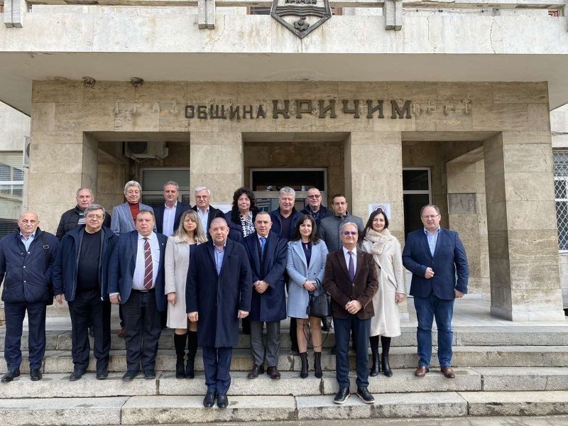 Кметът Стефан Радев участва в събрание на УС на РАО „Тракия“ в община Кричим