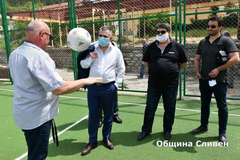 Още една спортна площадка беше открита в Сливен