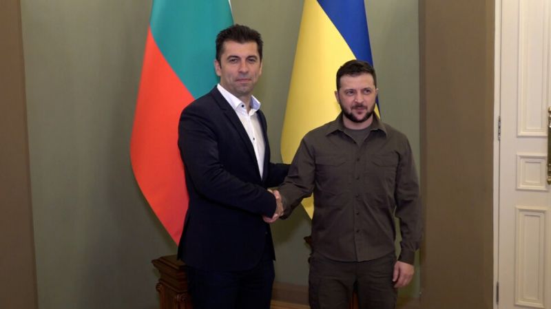 Зеленски благодари на България за подкрепата за европейския път на Украйна
