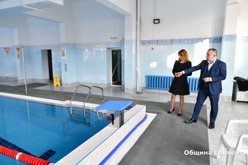 Басейнът в Сливен - с най-съвременно пречистване на водата, започва работа на 23 февруари