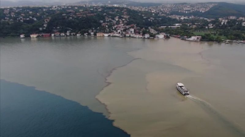 Водите в Босфора промениха цвета си