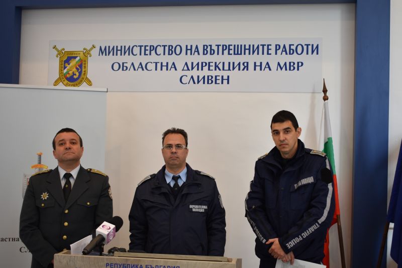 Засилено полицейско присъствие в Сливенско през празничните дни 
