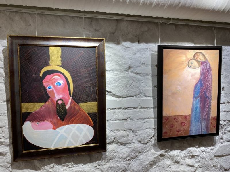 Зуека откри първа изложба в Пловдив, Рачков купи триптиха му