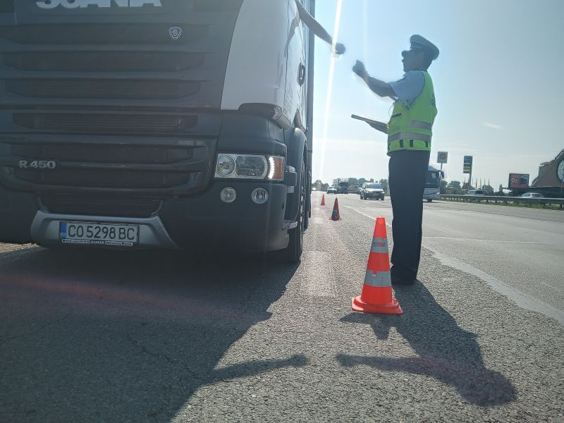 ОДМВР-Сливен започва засилени проверки на товарните автомобили и автобусите
