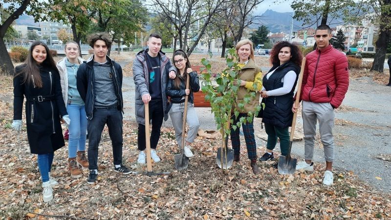 Ученици от ПГПЗЕ Захарий Стоянов с инициатива за озеленяване