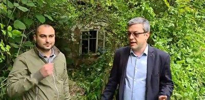 Порутена колиба от кирпич е офис на бившата фирма на директора на НАП