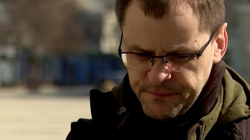 Сергей, чието семейство беше убито от руски снаряд