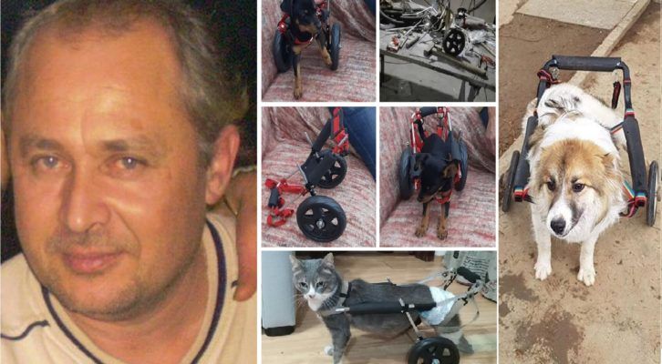 15 парализирани кучета и котки проходиха с помощта на русенец