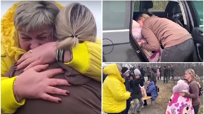 Истински истории: Жена прегърна друга, превела децата й през украино-унгарската граница (видео)