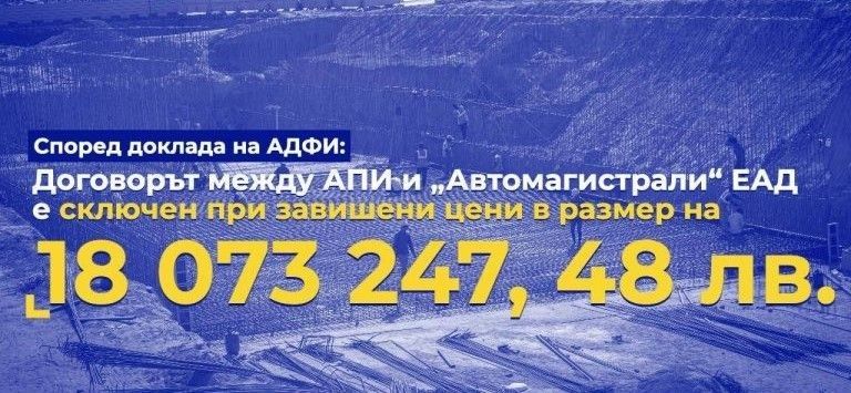 АДФИ констатира сериозни нарушения при проверка на договор за изграждане на АМ 