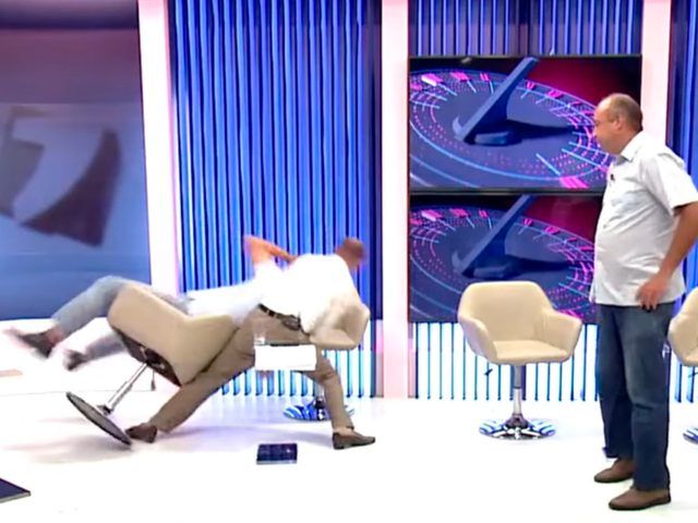 Молдовски политици се сбиха в ефир