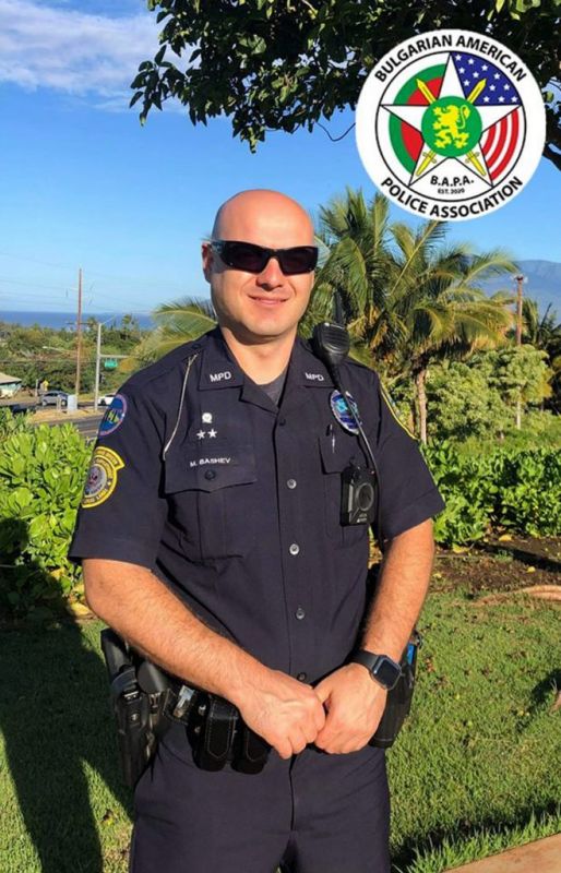 Офицер Мирослав Башев е родом от Златоград и служи в Мауи, щата Хавай