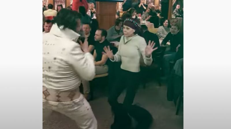 Калина Сакскобургготска на дансинга в Боровец
