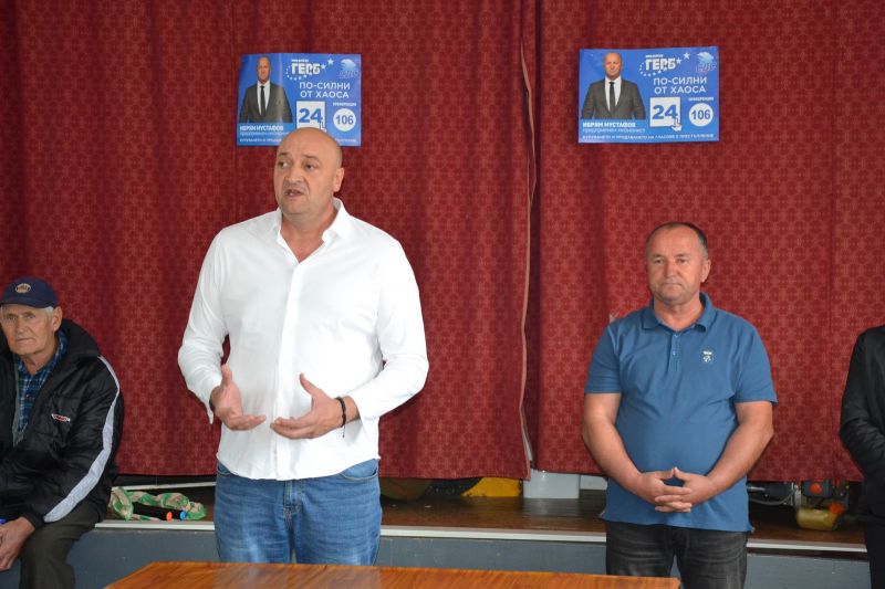 Кандидатите за народни представители от Коалиция „ГЕРБ-СДС“ се срещнаха със симпатизанти от котленските села